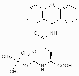 Boc{0}}Gln(Xan)-OH [ Rhif CAS. 55260-24-7]