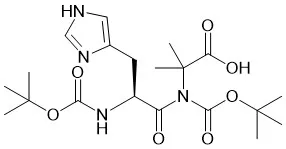 Boc-his (boc) -aib-oh